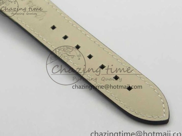 MIROTIME 0122 Practical Calatrava 5524 Pilot Travel Time SS GRF Blue Dial on Black Leather Strap A324 V 7107